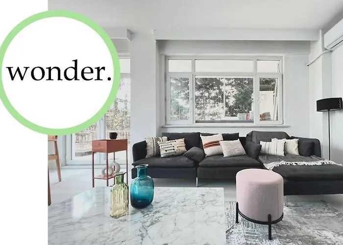 Wonder Homes- Stylish 4Br Flat, Terrace, Sea View, Kabatas