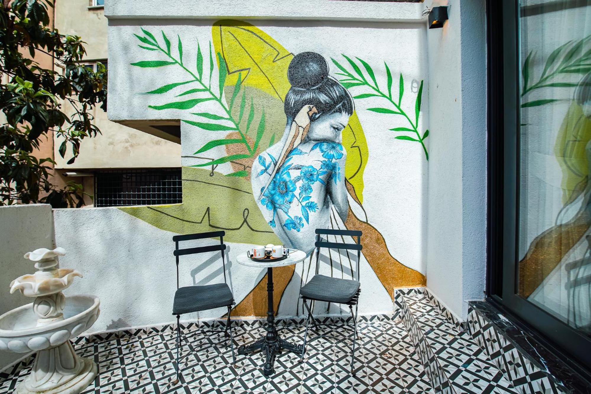 Apartamento Designer In Art District With Terrace Garden Istambul