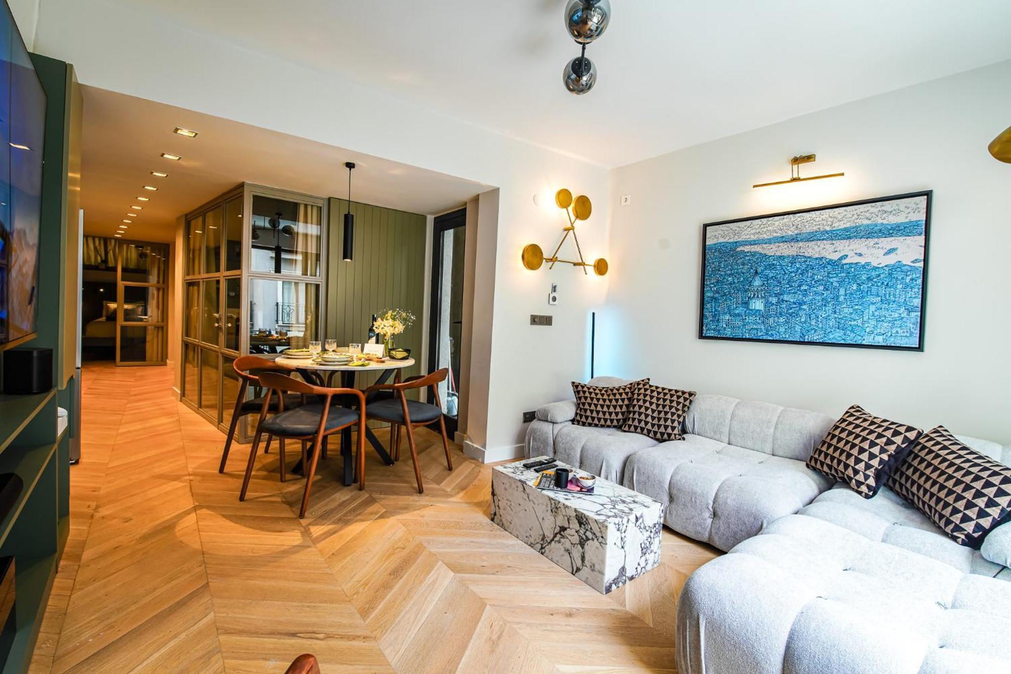 Designer In Art District With Terrace Garden Apartamento Istambul