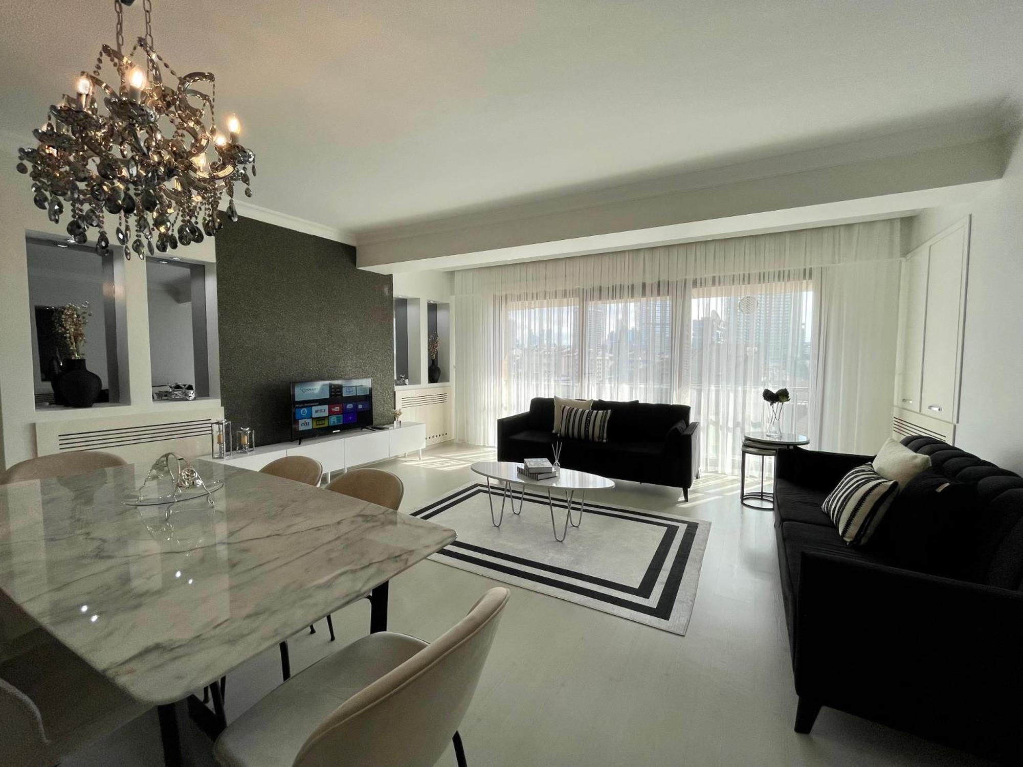 Kaplan Luxury Family Flat - 3 Bedrooms With Air Conditioning & Heating In The Apartment Istanbul