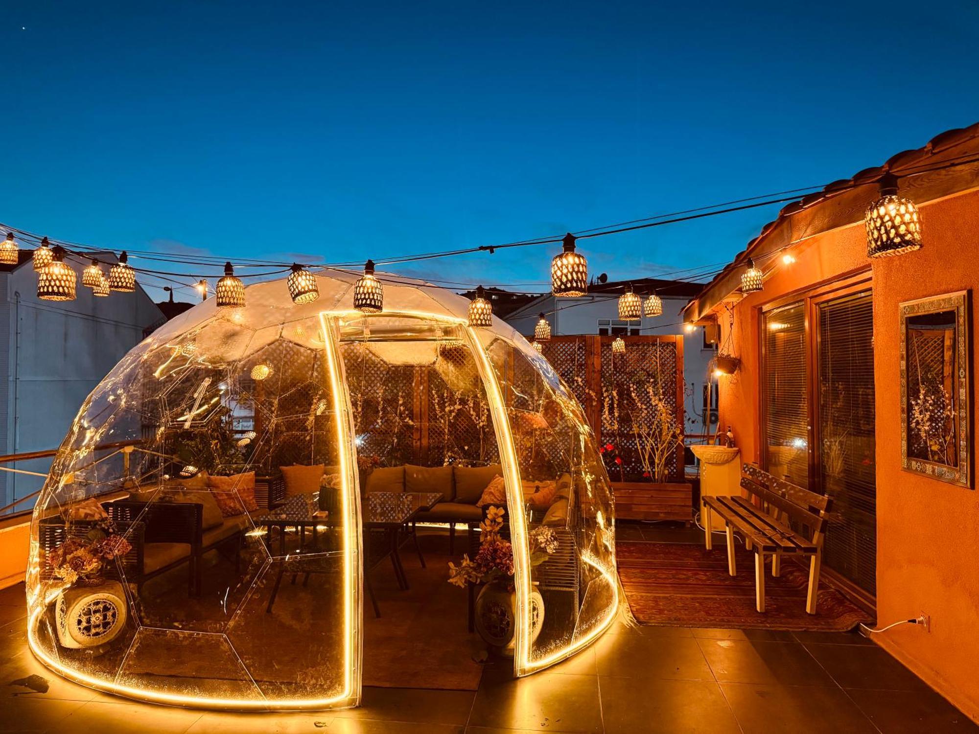 Waterfront By The Tram - Terrace With Dome & Golden Horn View In Fatih İstanbul