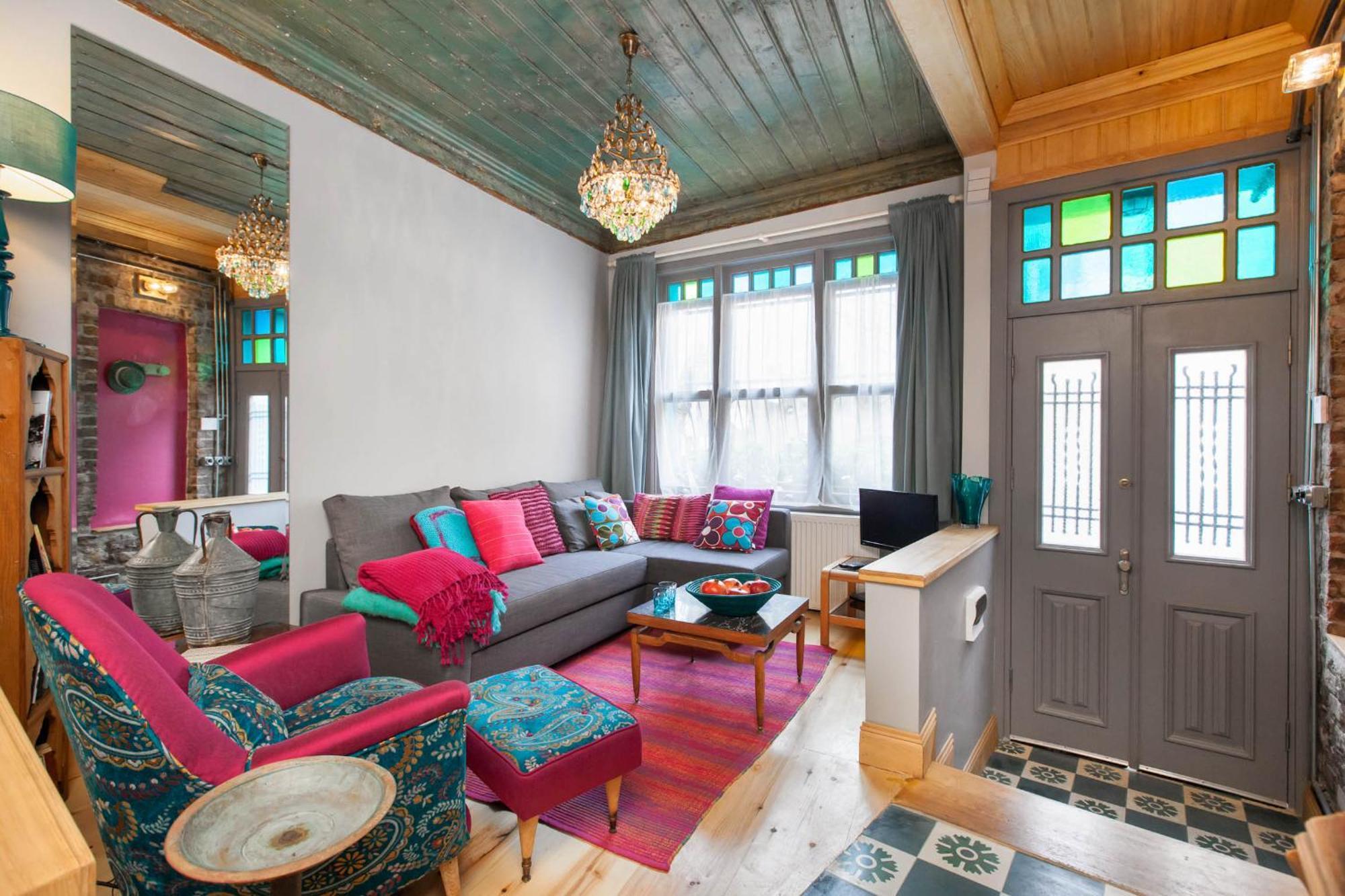 Turquoise House Featured In Elle Decor Magazine Apartment Istanbul