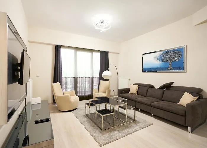 High Rise Apartment Suite With Balcony