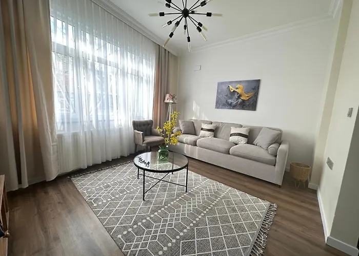 Center Of City In Besiktas 2 Plus 1 With 2 Bathroom And 3 Air Conditioner