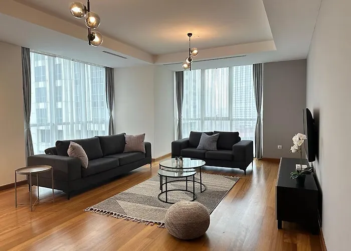 Bright Central 3 Bedroom & 2 Bath Apartment In Mashattan Residence, Maslak Sariyer