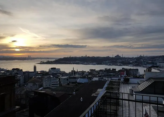 A Historical Galata Flat W Bosphorus View