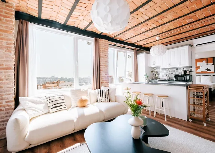Flat W City View Near Galata Tower In Istiklal Ave
