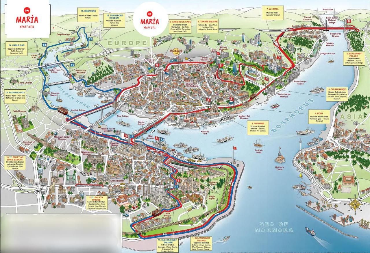 Maria Apart Close To Galata Tower And Taksim Istanbul