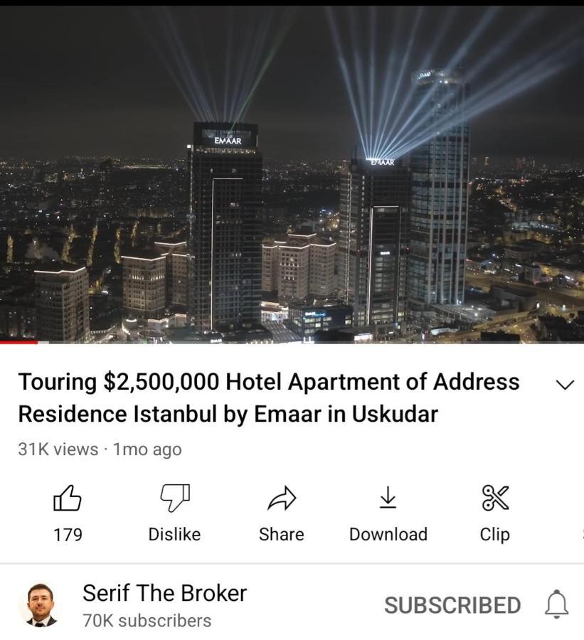 Apartment Serviced Luxurious 3+1 In Address Emaar Square Istanbul
