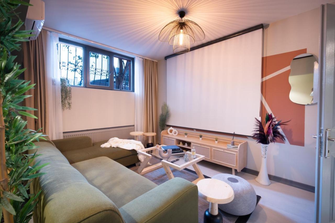 Apartment Artful W/projector In Beyoglu, Cihangir