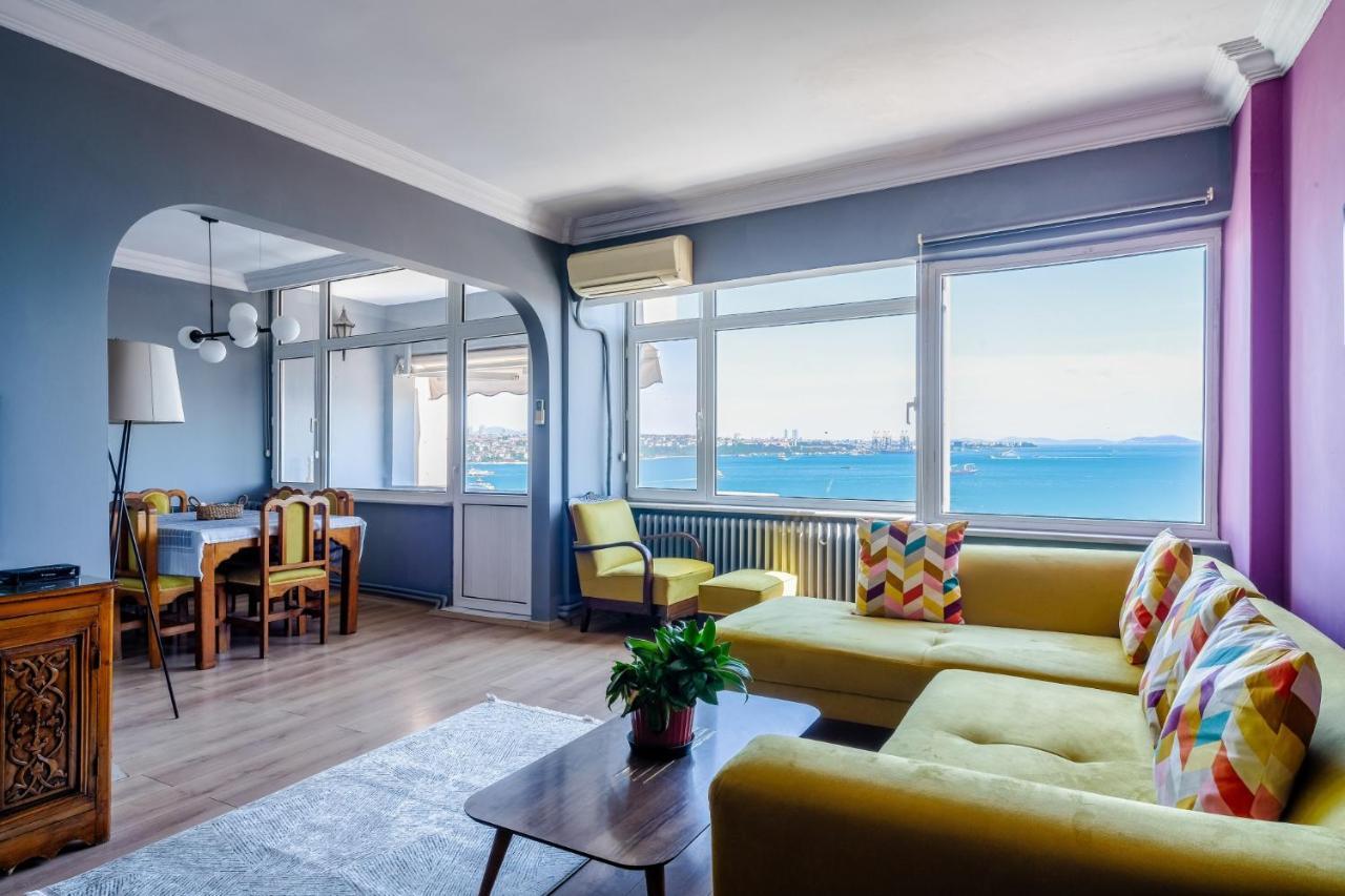 Magnificent Sea View Flat 5 Min To Istiklal Square