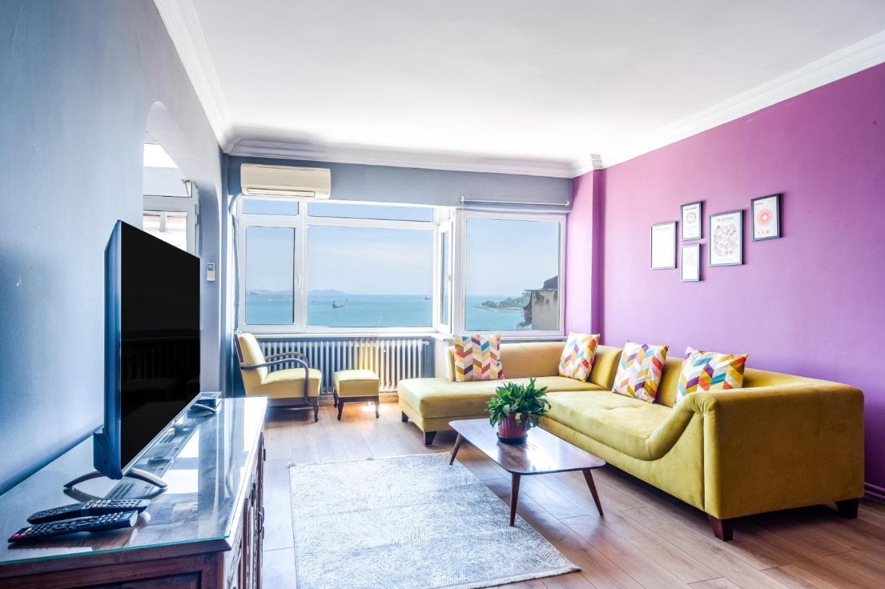 Magnificent Sea View Flat 5 Min To Istiklal Square Apartment