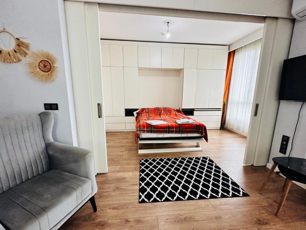Lux Next To Outlet In High Floor 26 Apartment Istanbul