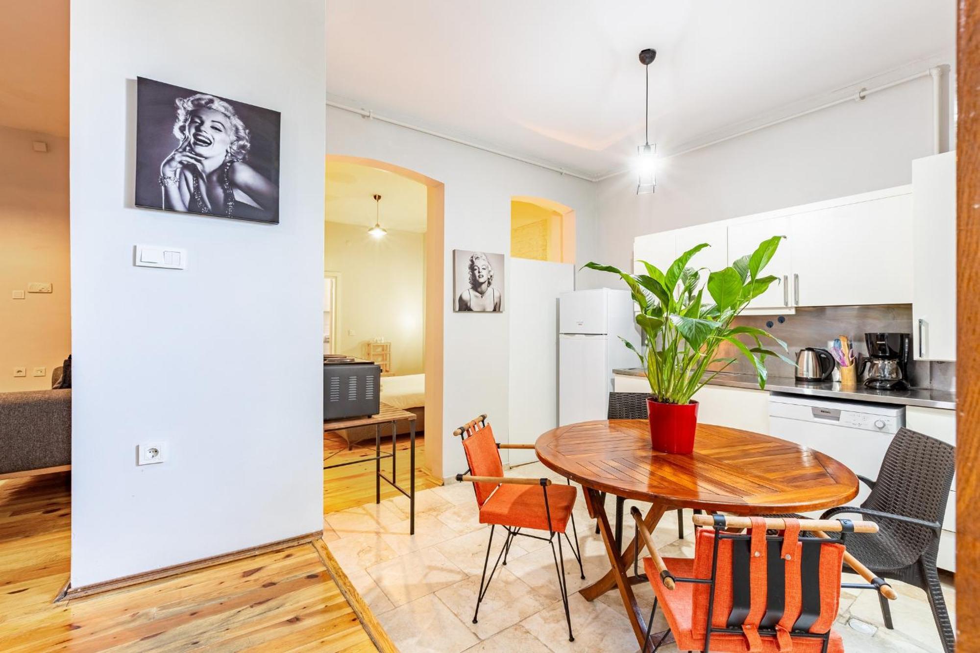 Apartment 1 Bd Chic Garden Flat In Taksim *