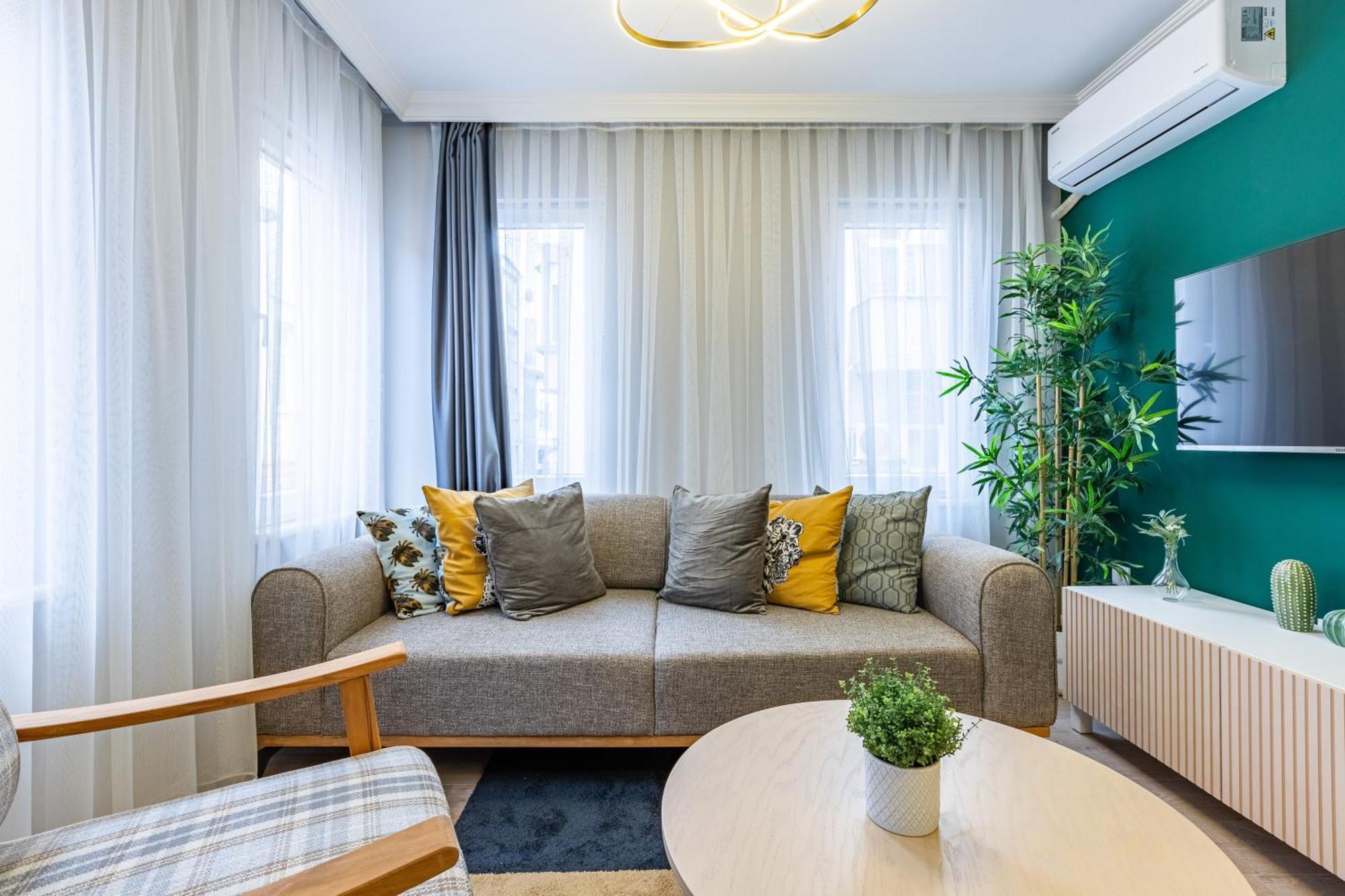 Balat Apartments-orange And Blue Apartment