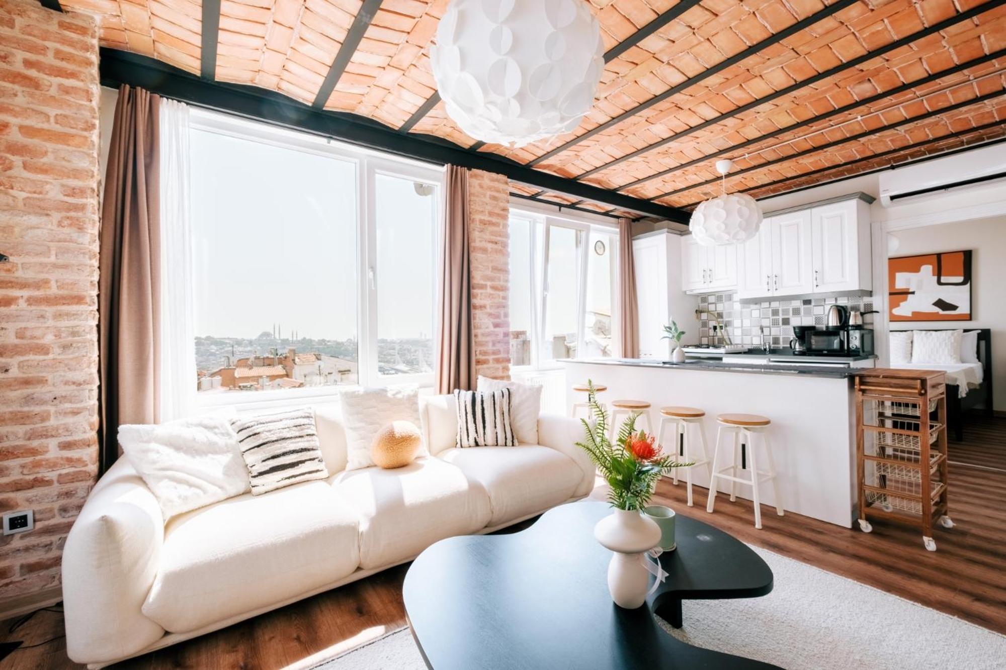 Apartamento Flat W City View Near Galata Tower In Istiklal Ave *