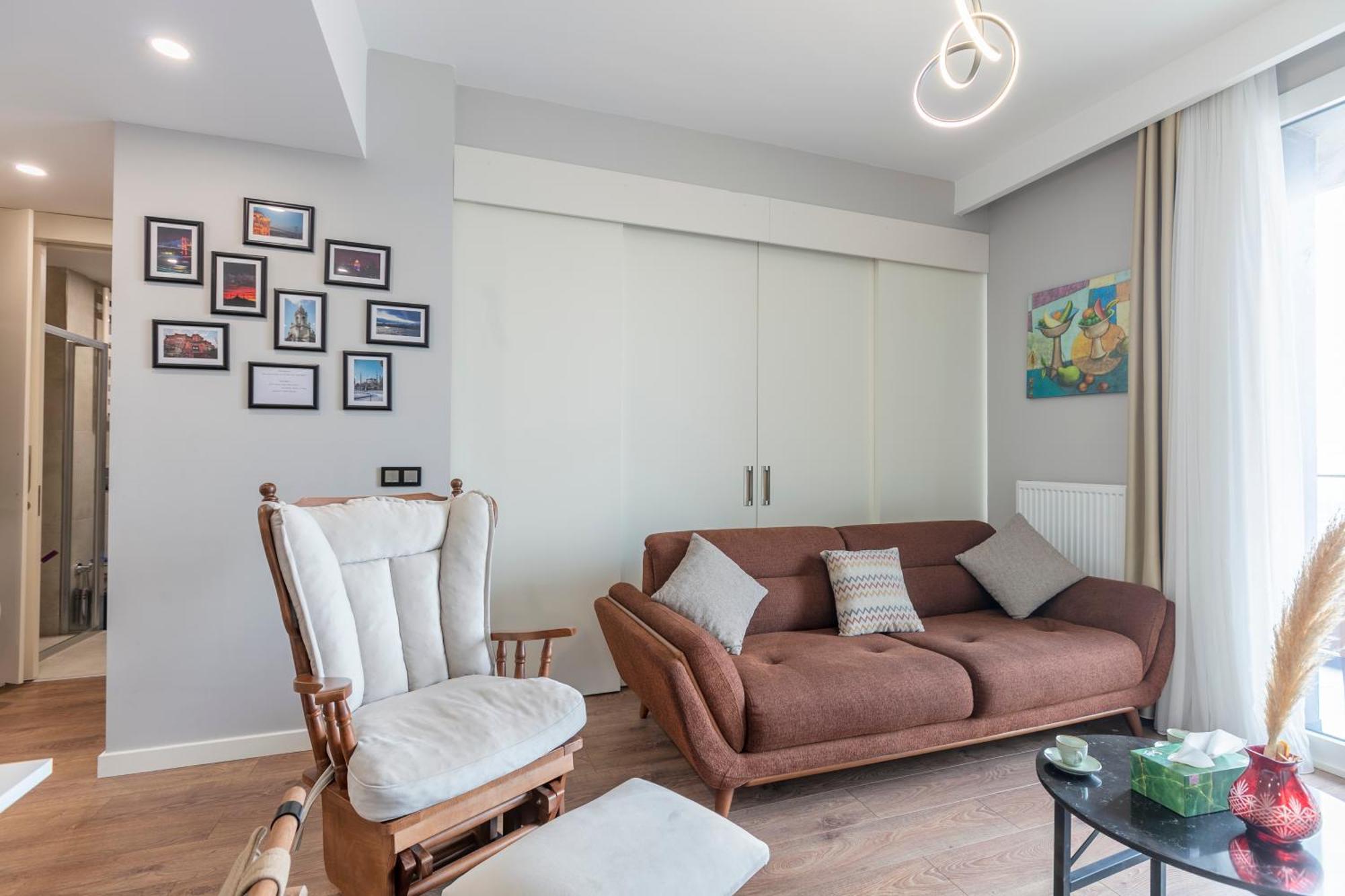 Lux Next To Outlet In High Floor 26 Apartment Istanbul