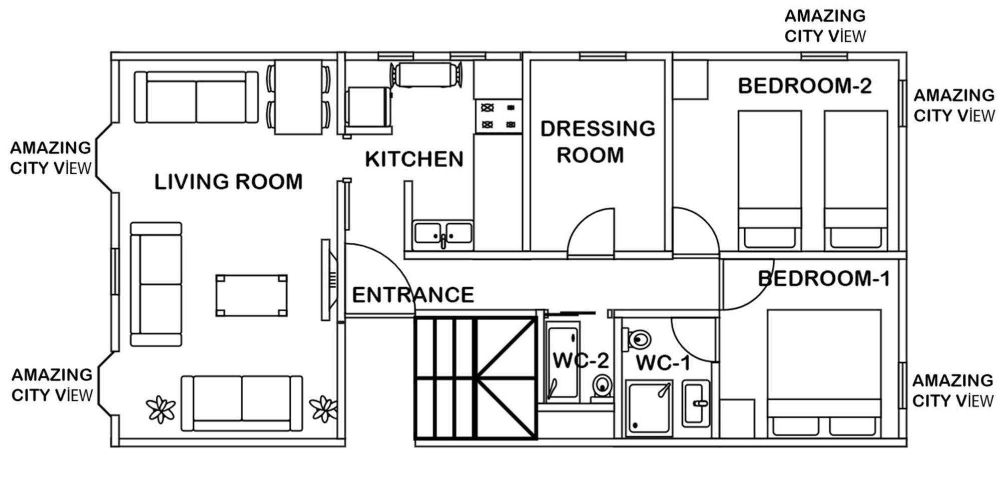 Apartment Roya Taksim - Center Of The