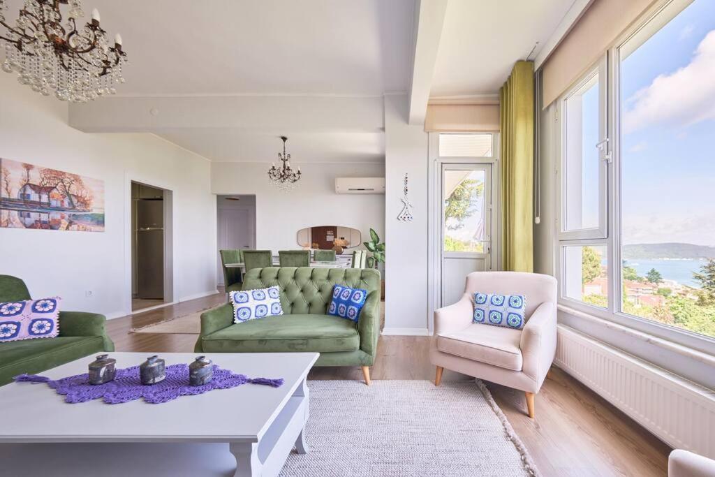 Luxury With Bosphorus View In Sariyer! Daire