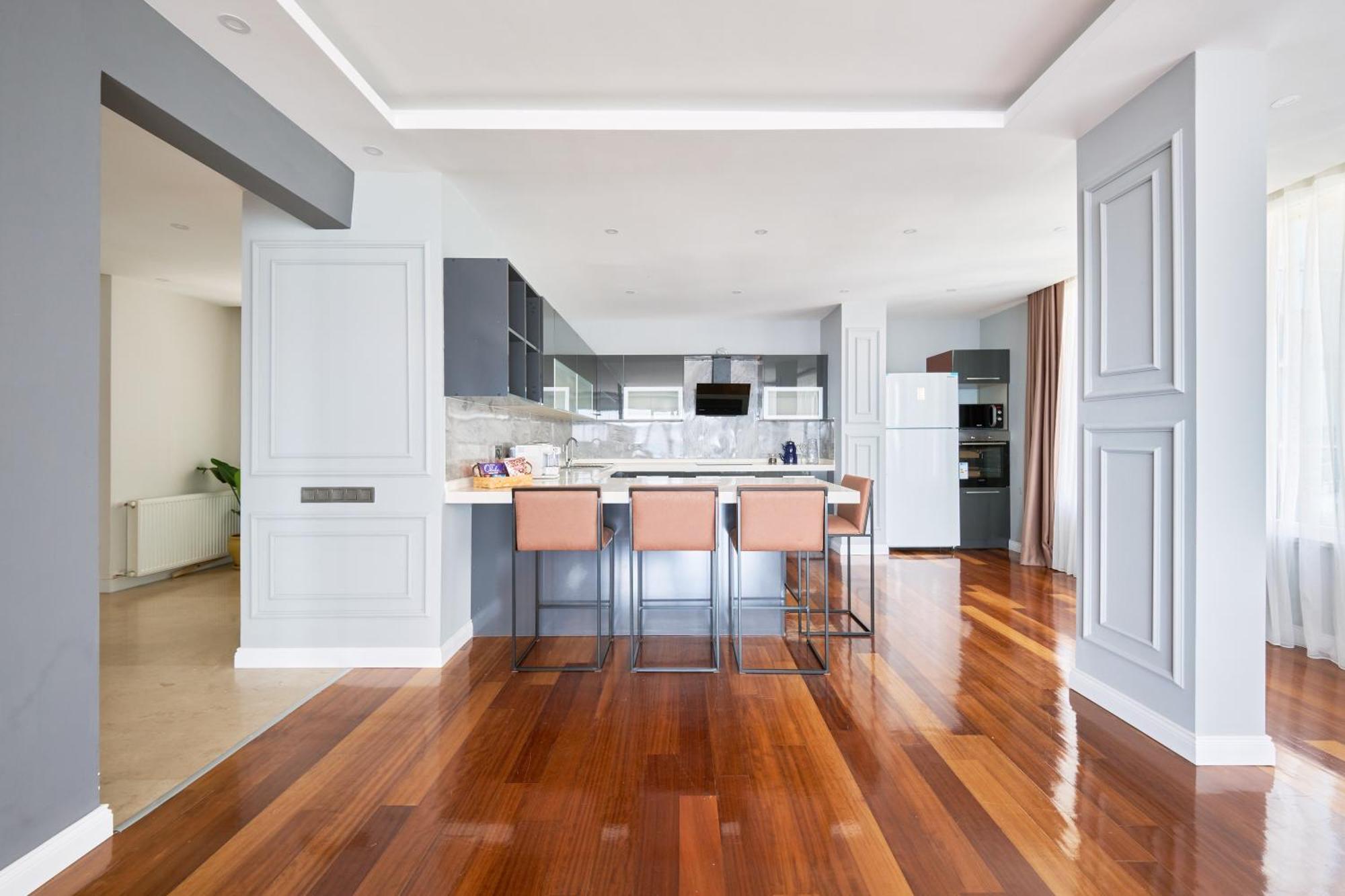 Modern Duplex Bosphorus View With Teracce Apartment Istanbul