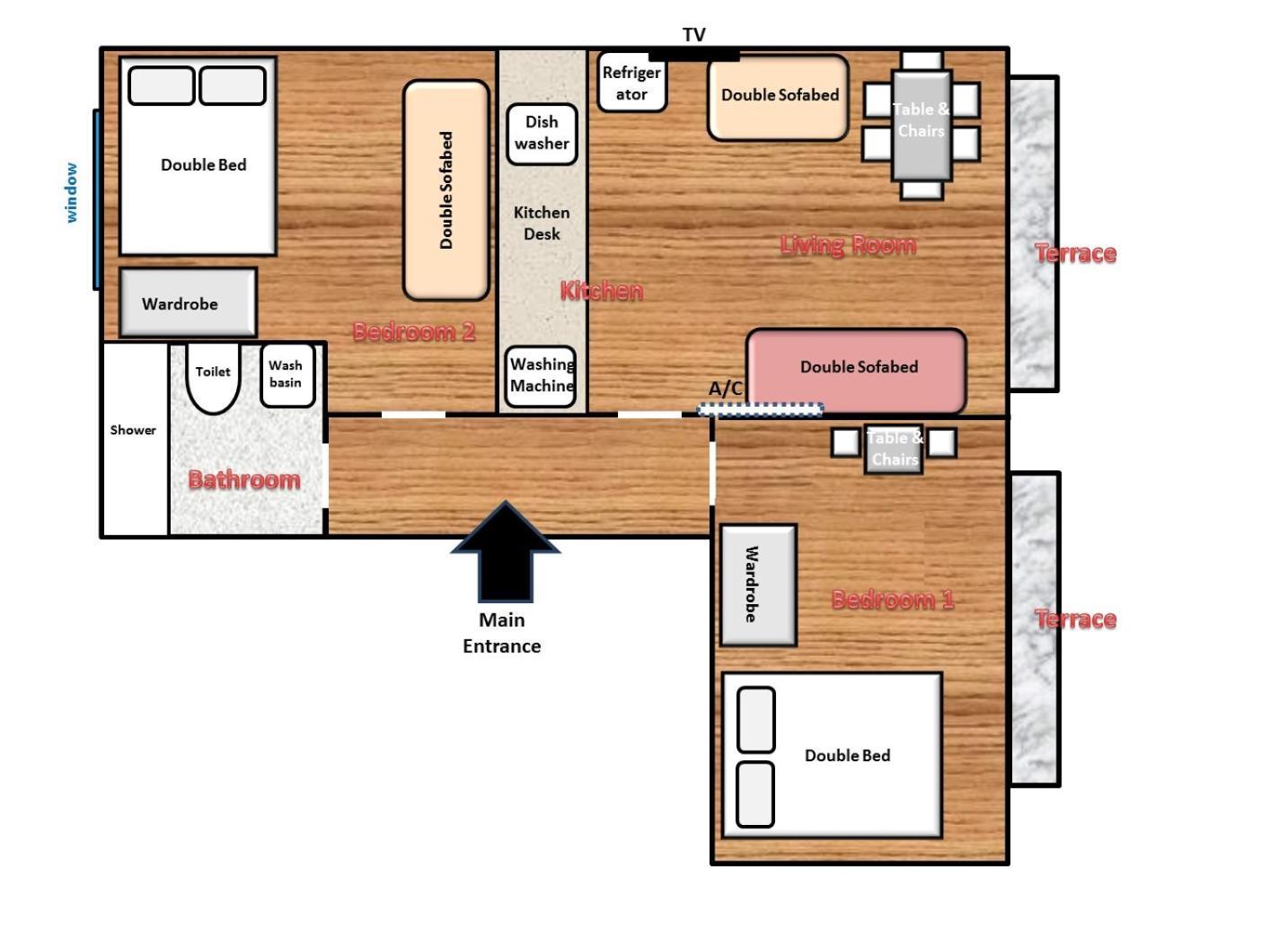 Aparthotel Istanberry - Paradise Two Bedroom