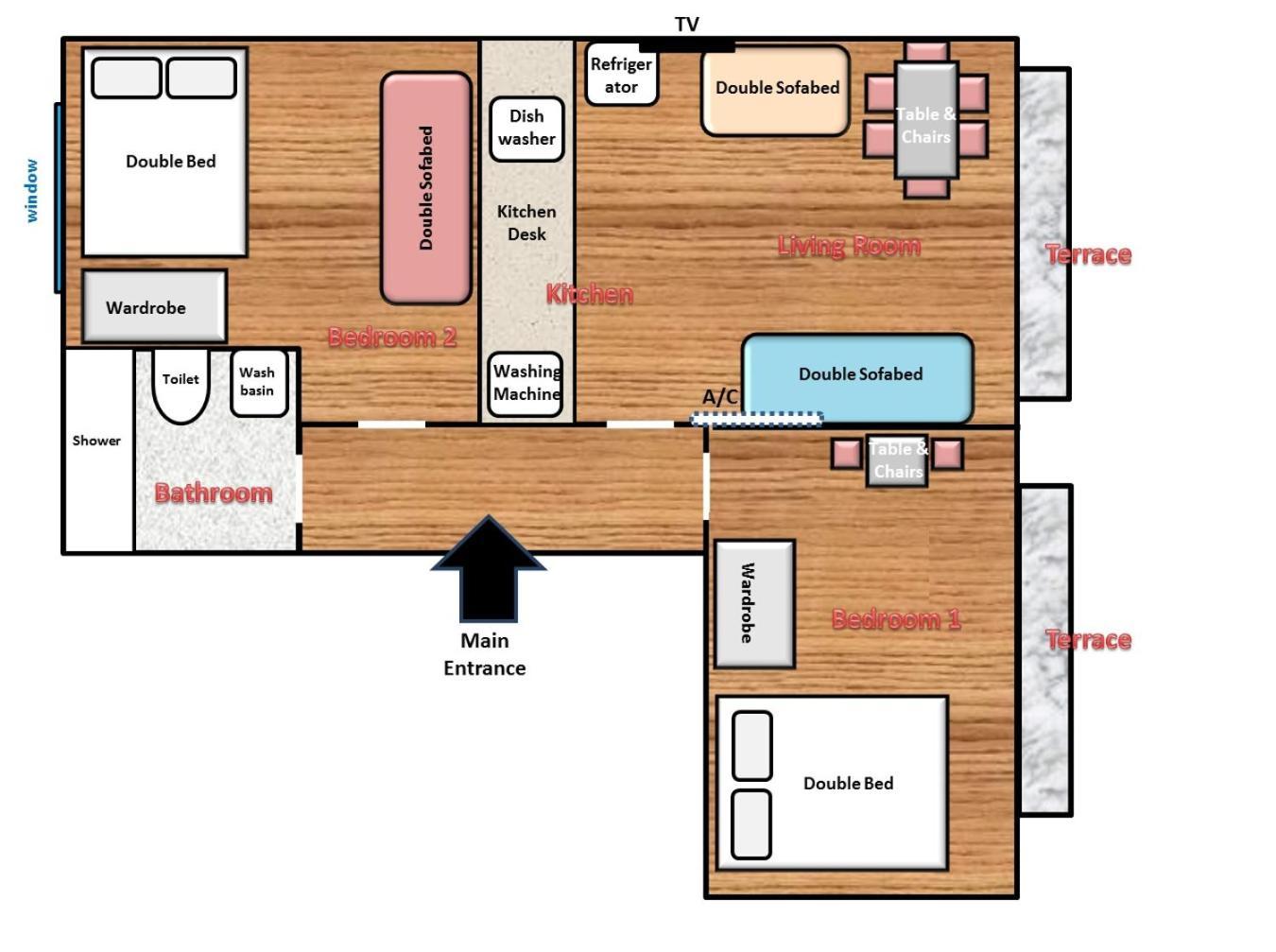 Istanberry - Paradise Two Bedroom Aparthotel