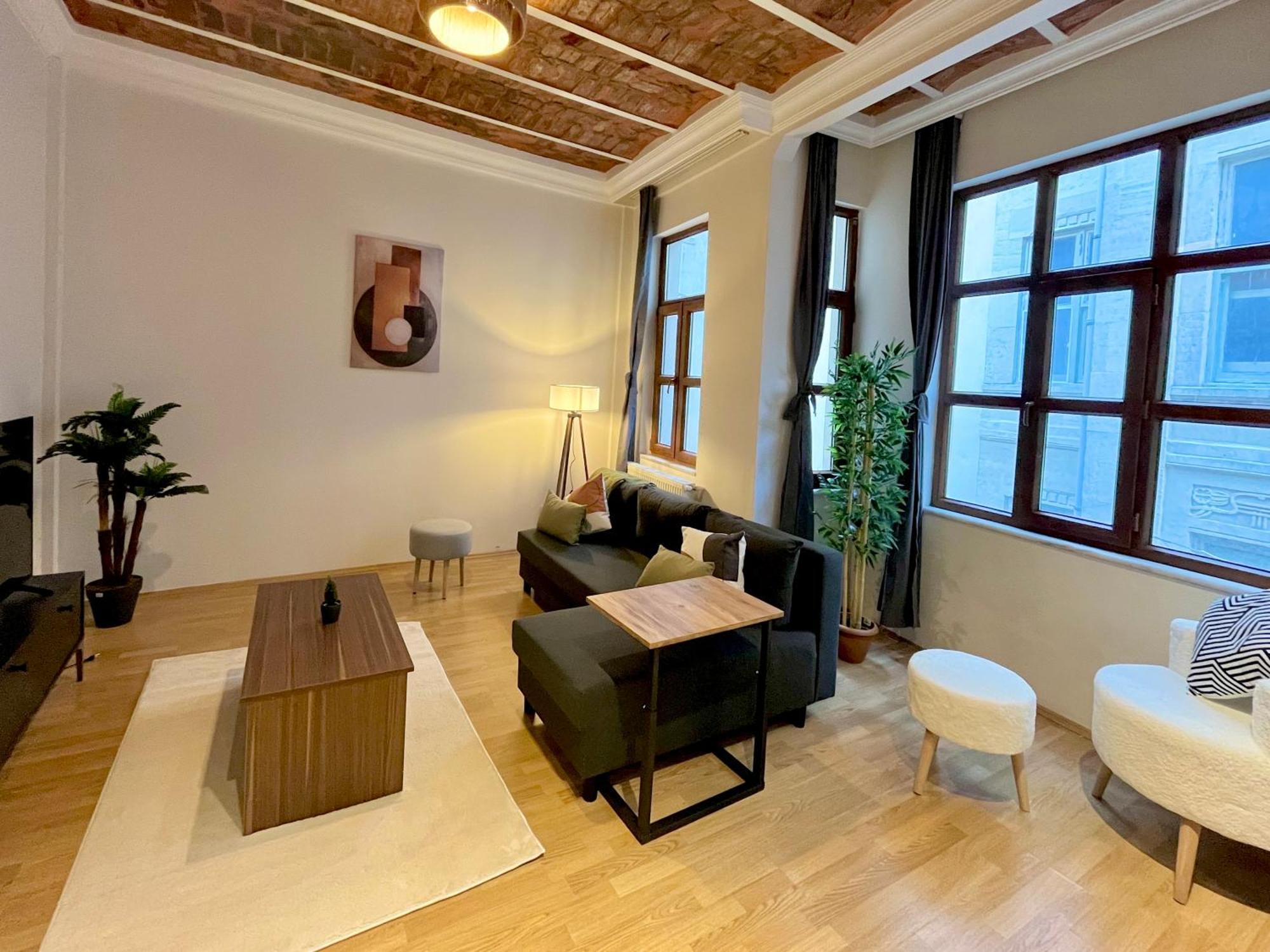 W/ New Furnitures Next To Istiklal Street And Taksim Square