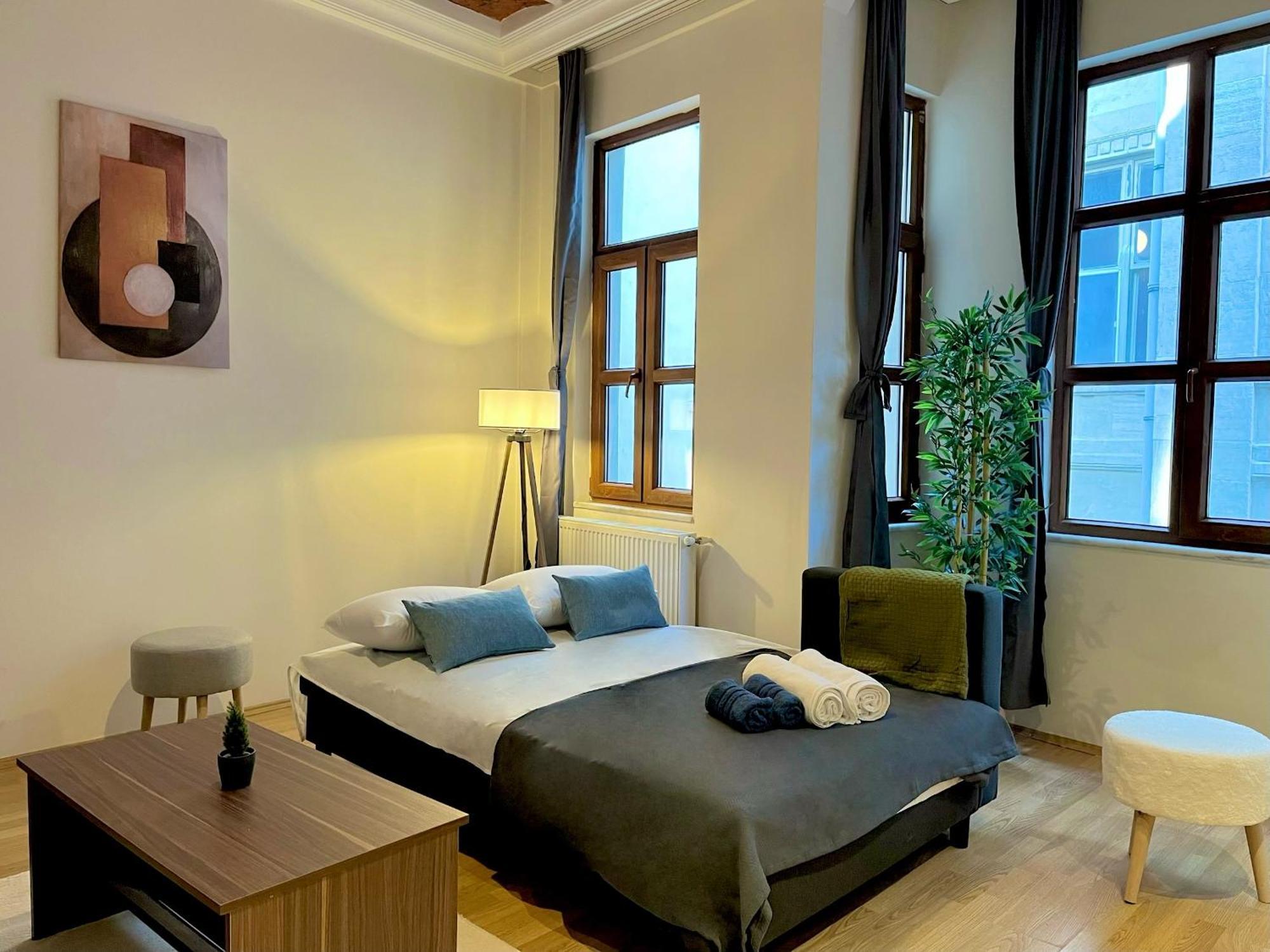 W/ New Furnitures Next To Istiklal Street And Taksim Square