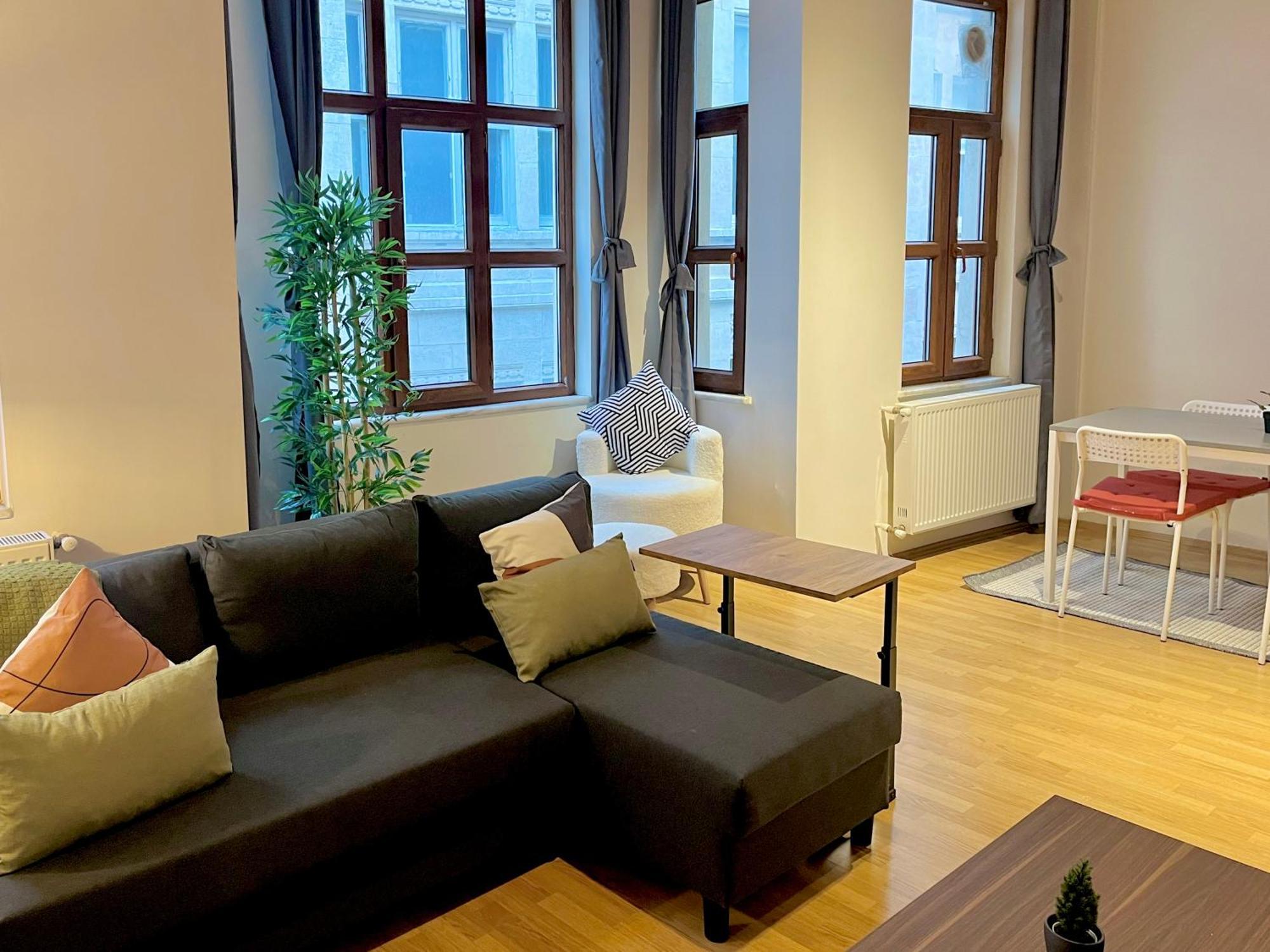 W/ New Furnitures Next To Istiklal Street And Taksim Square