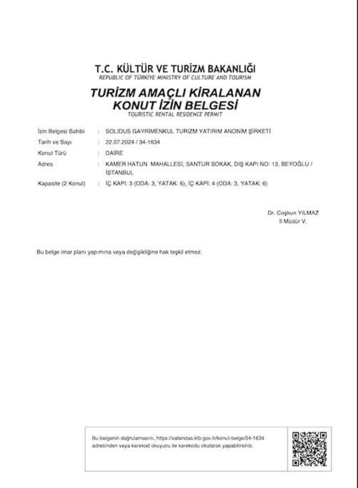 Stunning 3br 2bath Ac In Center - Santur D3 Istanbul