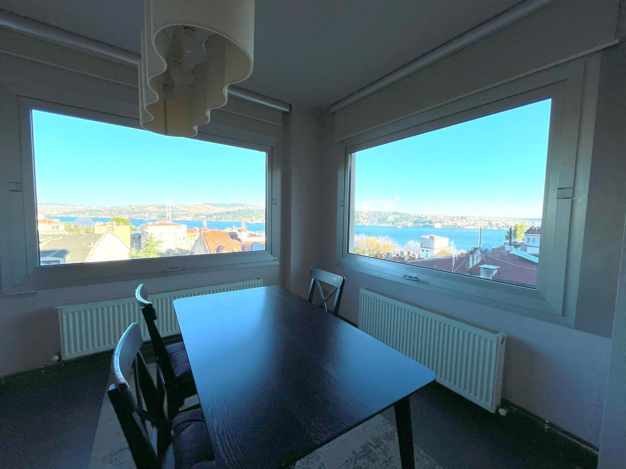 Stylish With Bosphorus View In Besiktas Apartment *