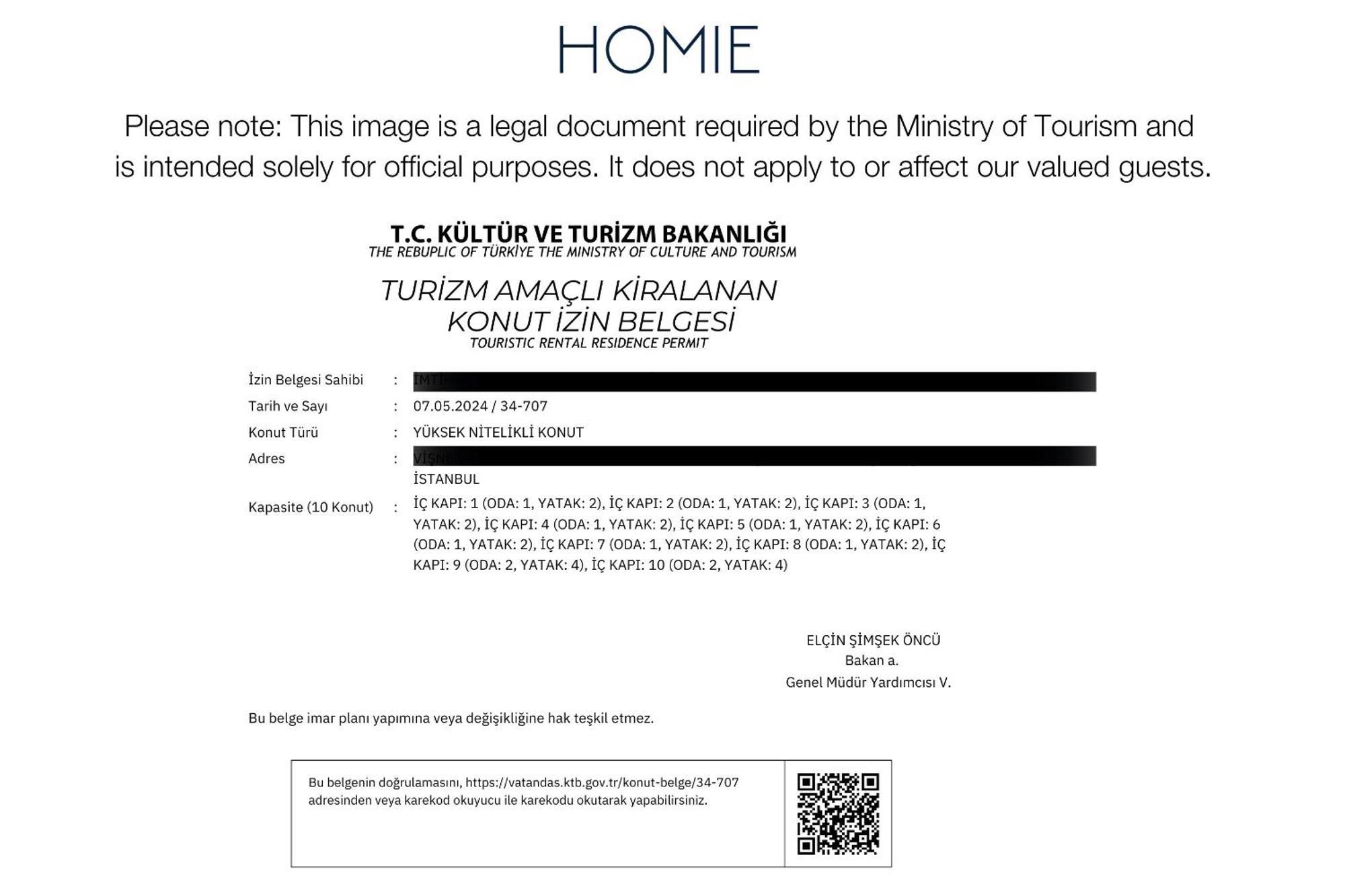 Homie - Luxury In Macka Daire İstanbul