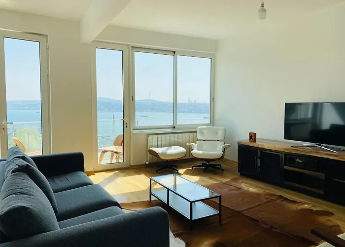 Bosphorus Dominant Renovated 120M Apt With Breathtaking View