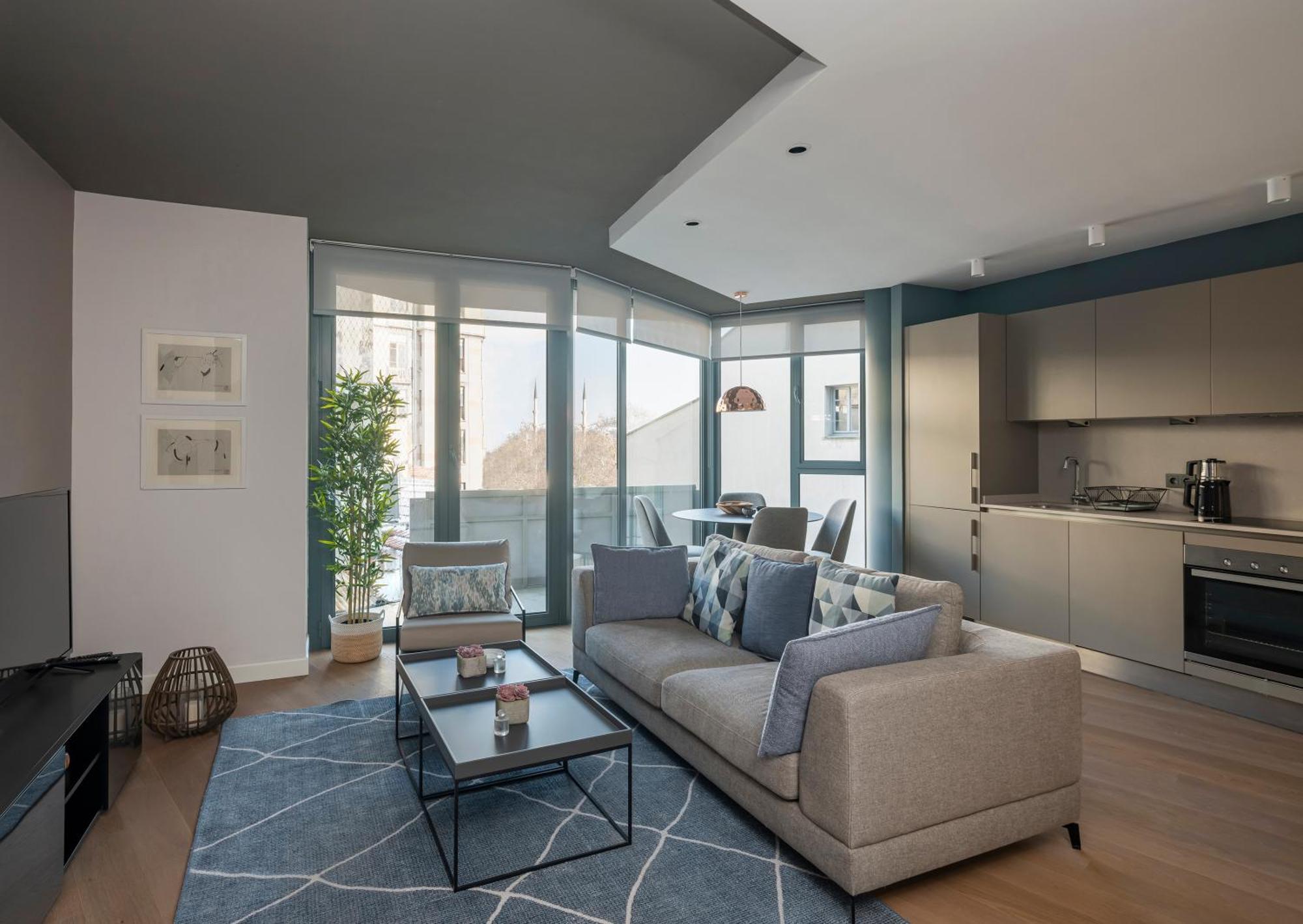 Bright Modern 1bd Brand New Scenic Balcony! #66 Apartment Istanbul