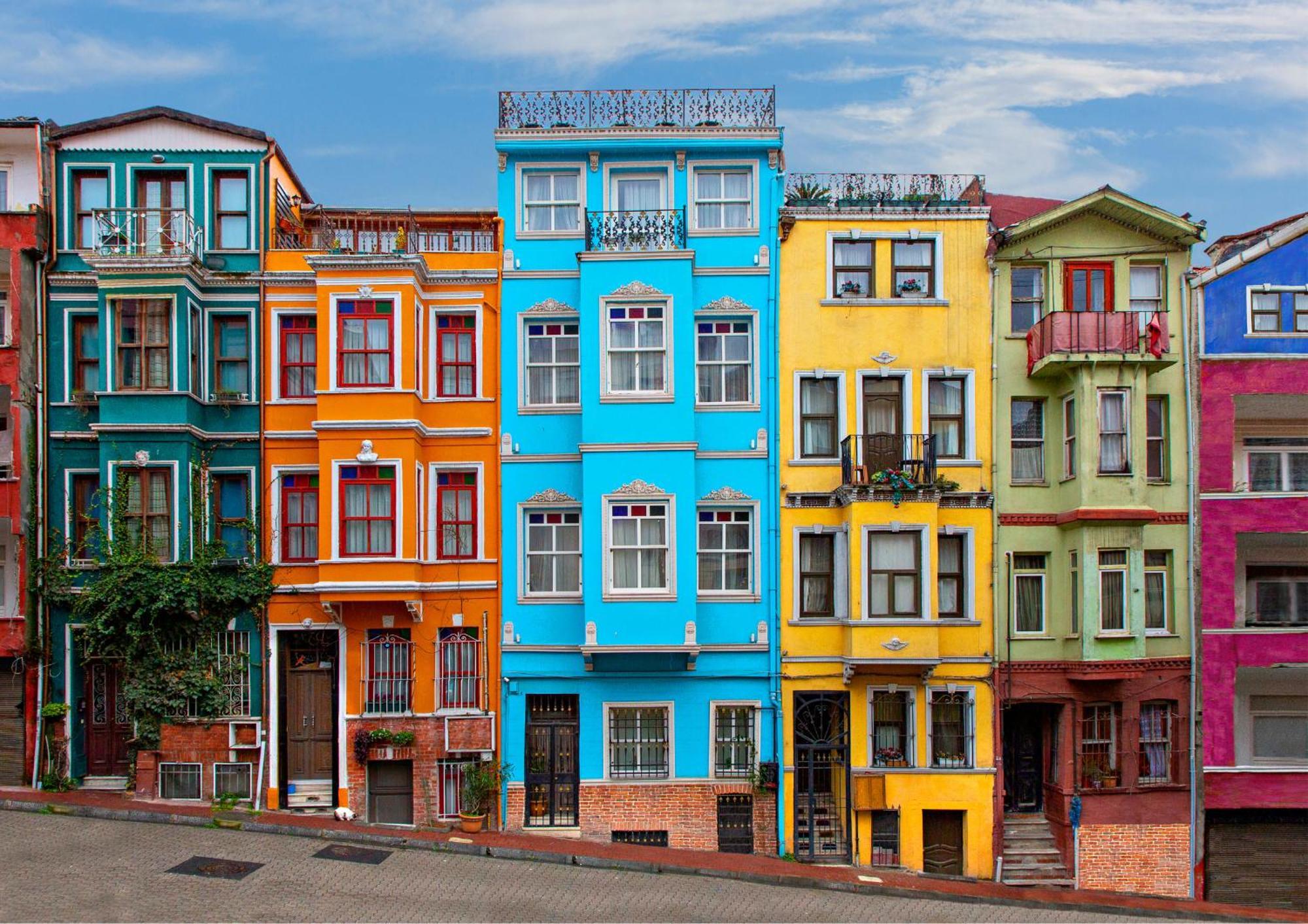 Old Colorful Balat Petrion