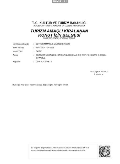 Charming 2 Min To Metro - Baysungur D2 Daire İstanbul