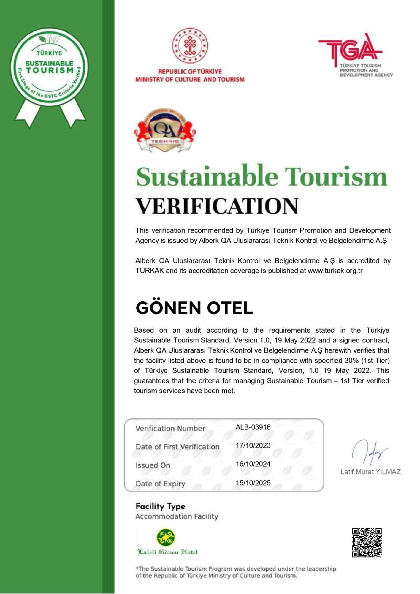 Hotel Laleli Gonen 3*
