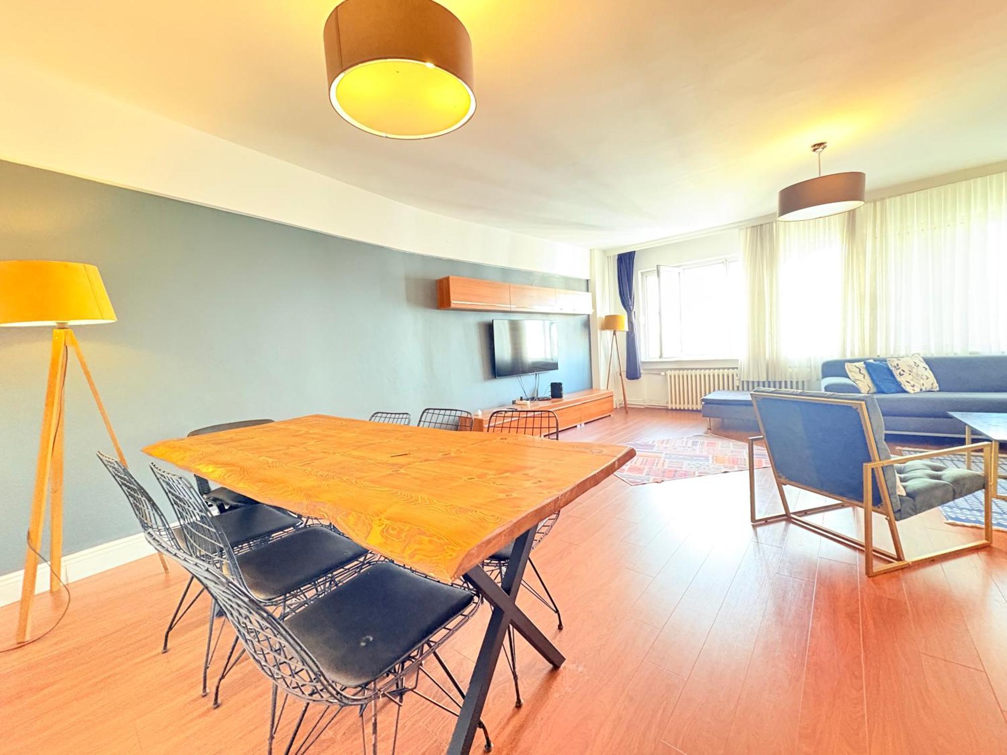 With 3br, Lift, Ac, Cihangir Apartment Istanbul
