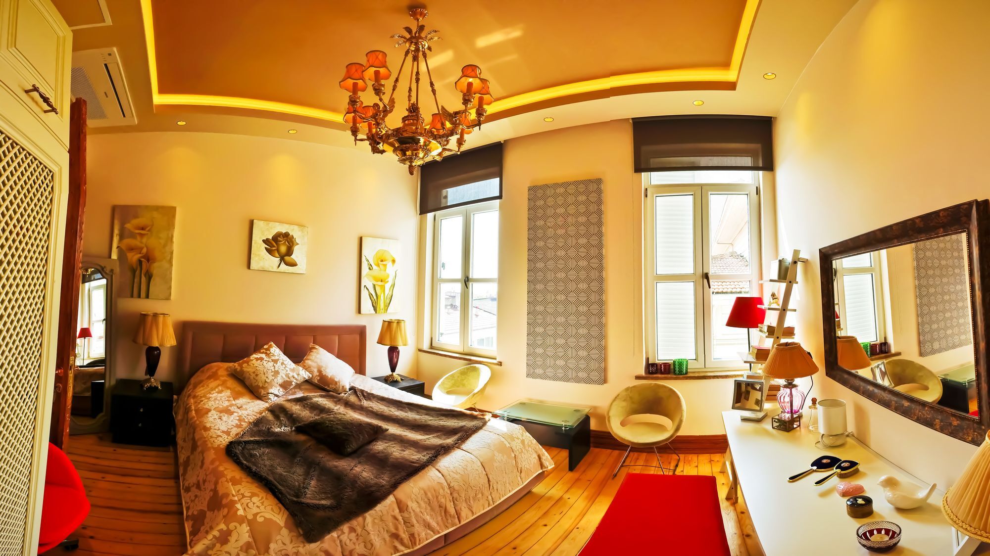 Maroon Apartment