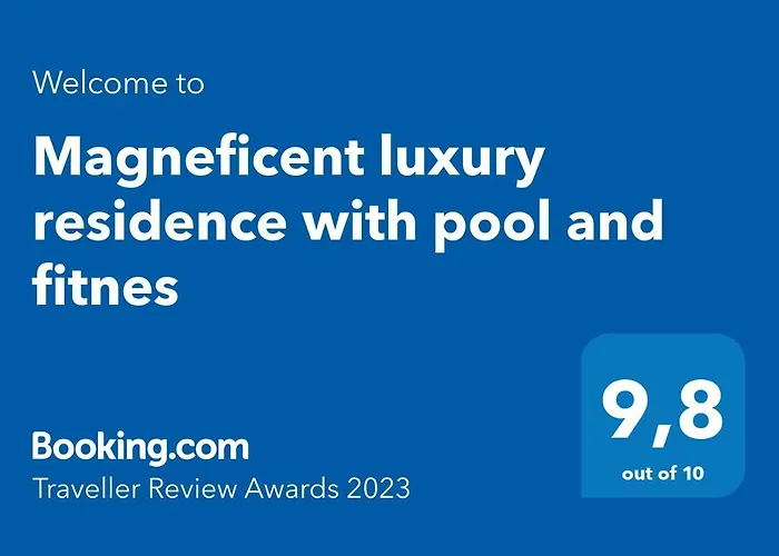 Magneficent Luxury Residence With Pool And Fitnes