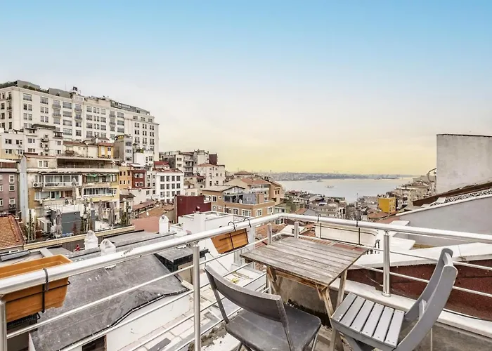 Sleek Flat With Excellent View In Cihangir